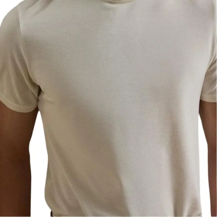 Ralph Lauren Purple Label SS25 T Shirt Men's Cream-4