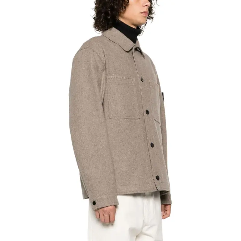 STONE ISLAND Lighter Outerwear Jacket 'Dove Grey'-4
