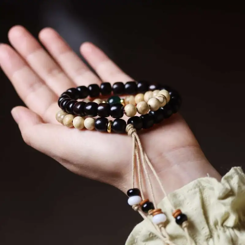 Lordship Ebony Bead Chain Unisex-9