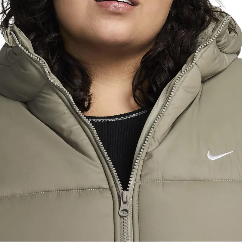 Nike Sportswear Classic Puffer Women's Therma FIT Loose Hooded Jacket Plus Size-3