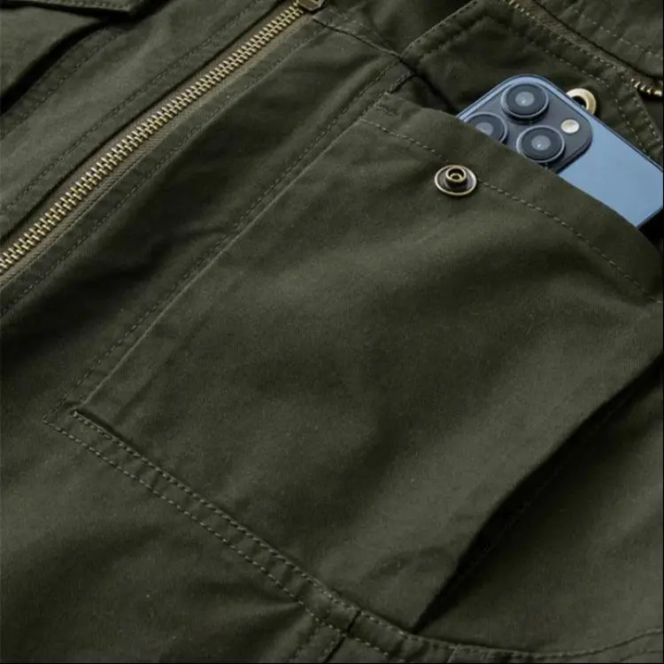 JEEP SPIRIT Jackets & Coats Unisex Army Green-2