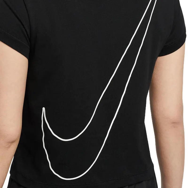 Nike Sportswear Club Women's Short Sleeve Cropped Graphic T Shirt-3