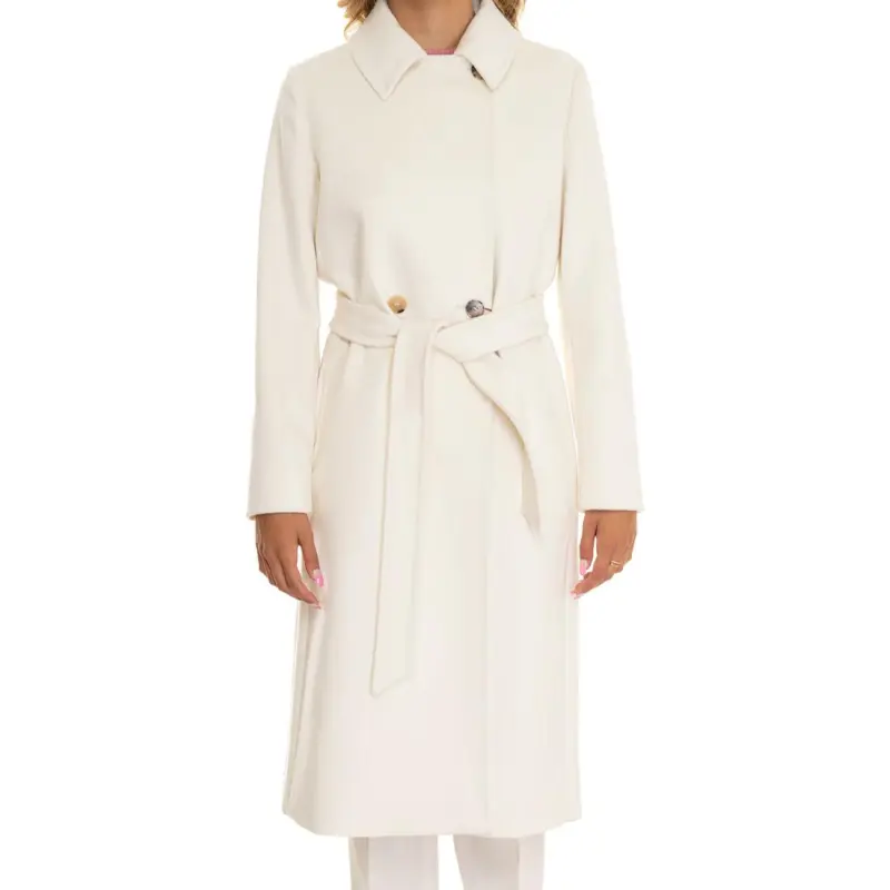MaxMara Studio Belted Long Sleeved Coat-2