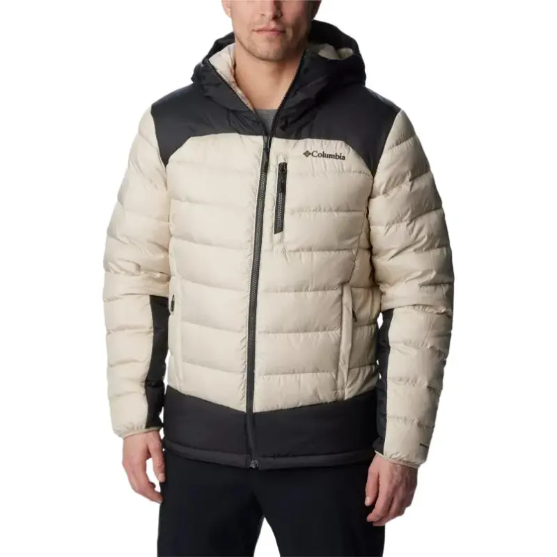 Columbia Men's Autumn Park™ Down Hooded Jacket Jackets & Coats Men's Black/Apricot-4
