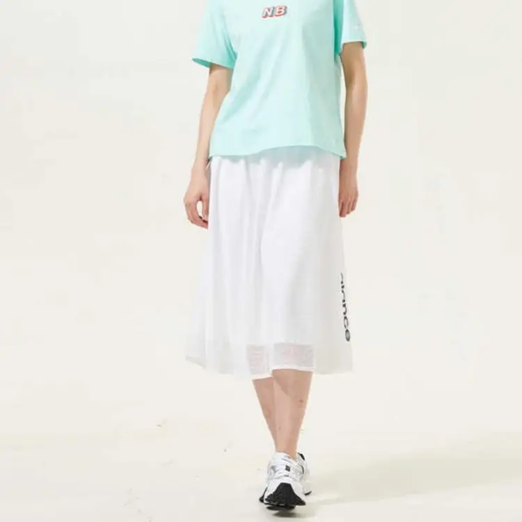New Balance Casual Long Skirts Women's White-3