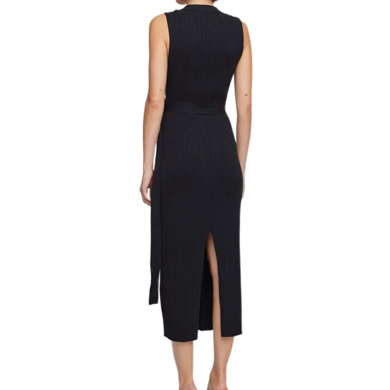 ANNA QUAN FW24 Sleeveless Dress Women's Black-3