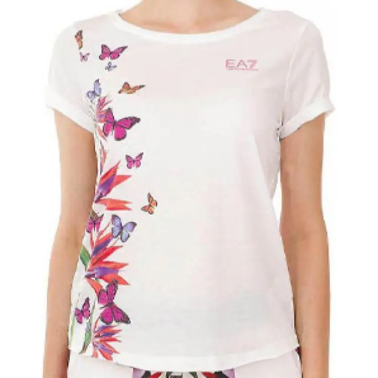 EMPORIO ARMANI T Shirts Women's White-1