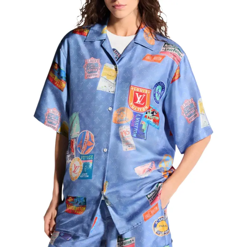 LOUIS VUITTON Mahina Patch Short Sleeved Shirt-2