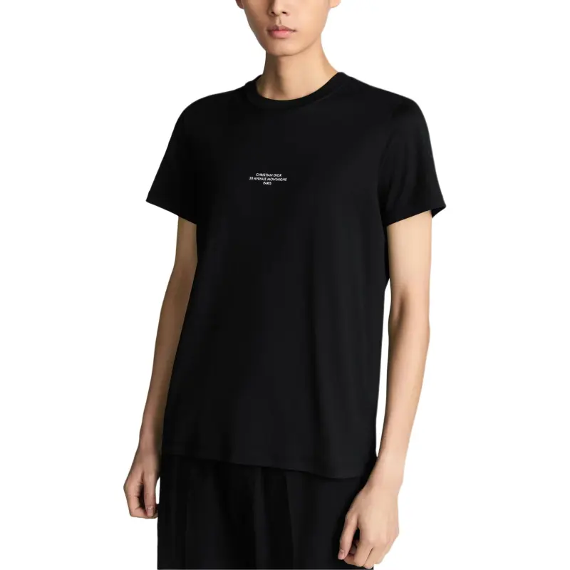 DIOR T Shirts Men Black-2