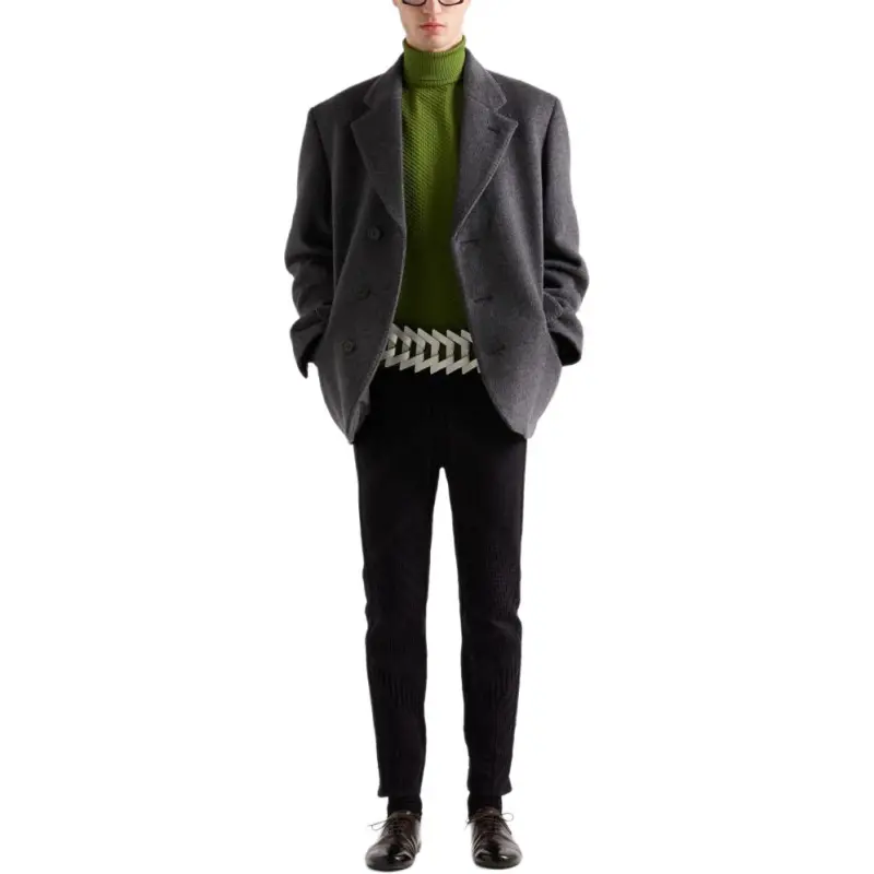 PRADA Turtleneck Nylon Sweater-2