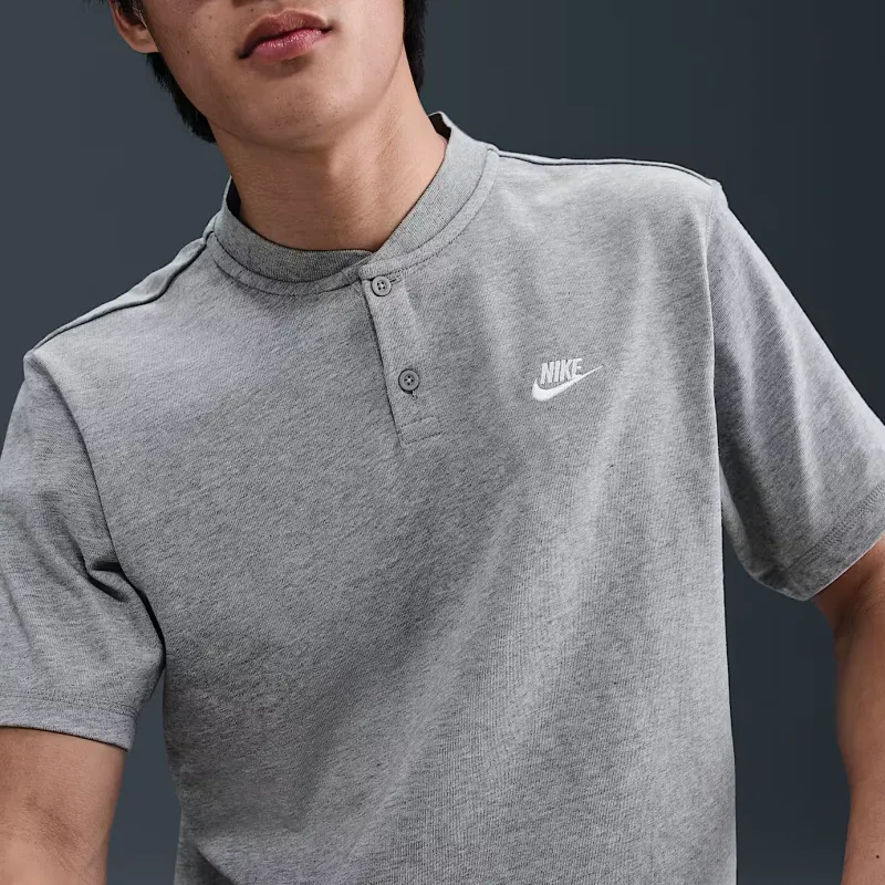Nike Club T Shirt Men's Toned Dark Gray/Light Smoke Gray/White-3