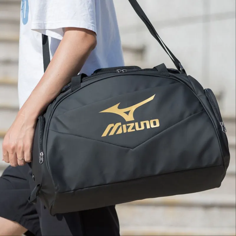 Mizuno Fabric Travel Bag Regular Unisex Black-2