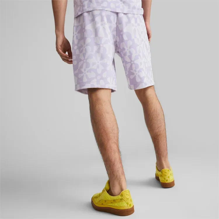 PUMA X SPONGEBOB Casual Shorts Unisex Light Purple-4