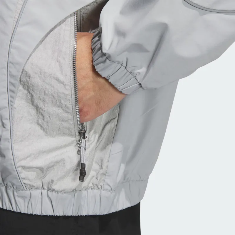 Adidas FUSTL WOVEN Jackets & Coats Men's Stone Gray-5