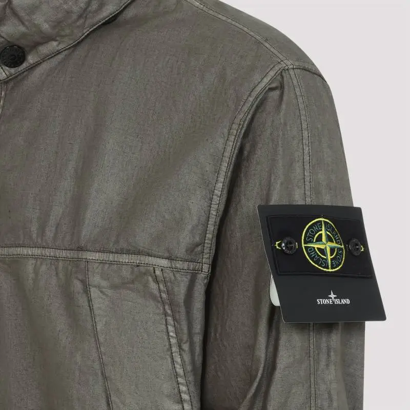 STONE ISLAND Compass badge Military Jacket-3