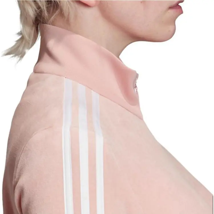 Adidas Velvet Jackets Women's Lotus Color-4