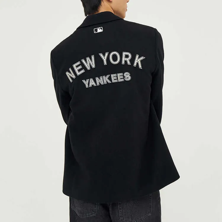 MLB New York Yankees Varsity New York Yankees Jackets Coats Unisex Black-3