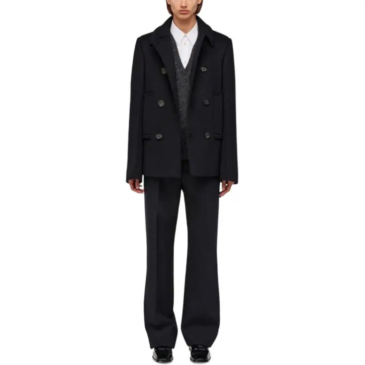 Ferragamo Double Breasted Peacoat-2