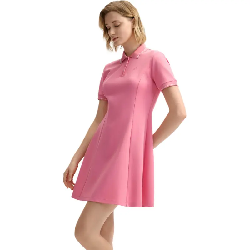 FILA Lifestyle Short Sleeved Dress Women's Grape Pink PK-3