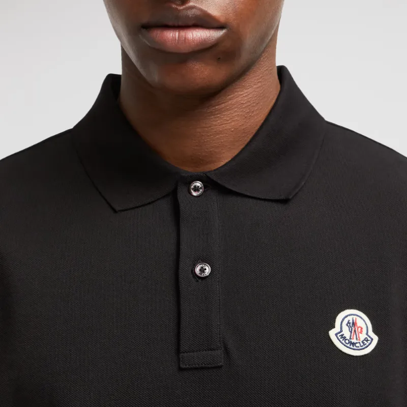 Moncler Logo Piquet Polo Shirt-5