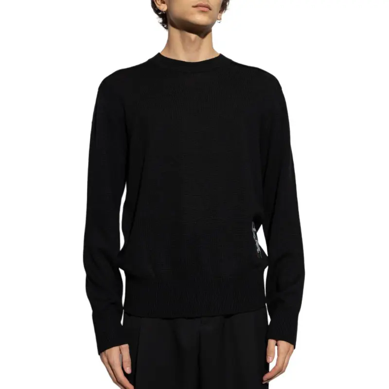 Burberry Logo Patch Crewneck Knitted Jumper-2