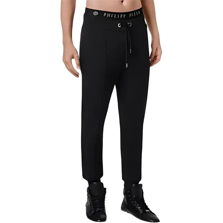 PHILIPP PLEIN Knitted Sweatpants Men Black-1