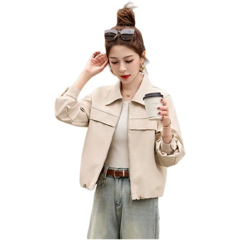 Fele.d Leather Jackets Women's-5