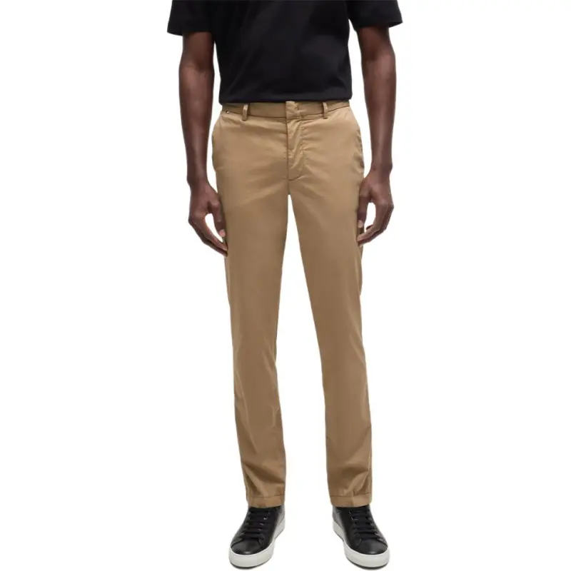 HUGO BOSS SS24 Casual Pants Men's Natural Beige-2