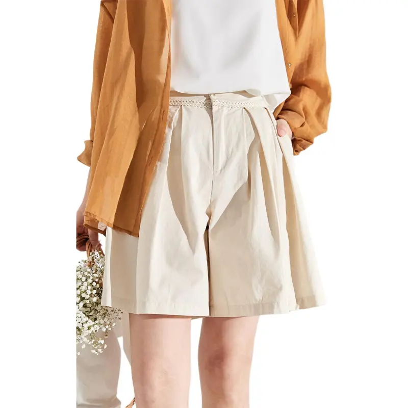 ZIMO Casual Shorts Women's Pumpkin Tangerine-1