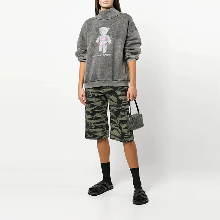 Alexander Wang Sweatshirts Unisex Gray-2