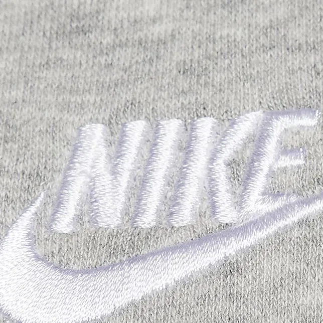 Nike Sportswear Club Fleece Sweatshirt Women's Dark Gray Heather/White-2
