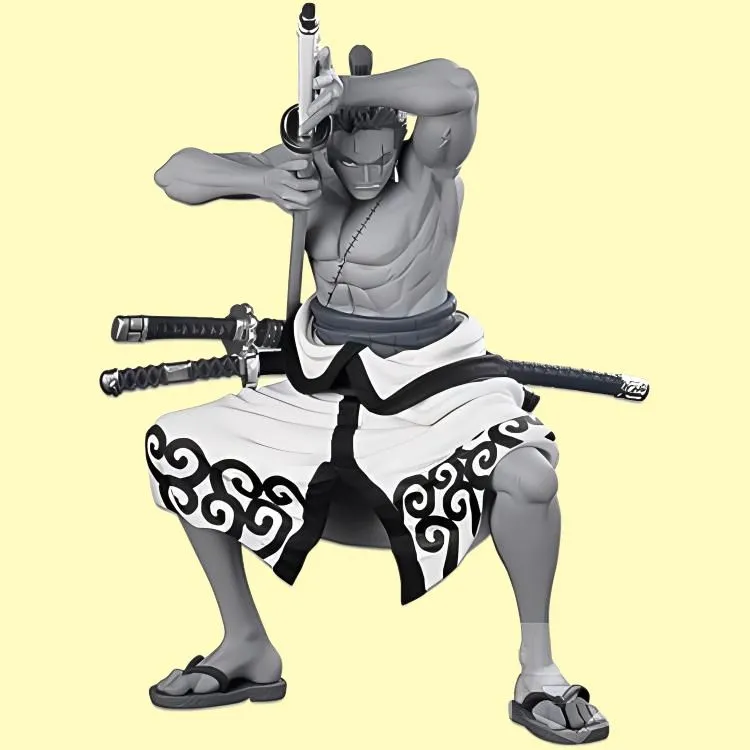 BANPRESTO Roronoa Zoro Eye Factory Bwfc One Piece The Tones Bonus Gifts 22cm-1