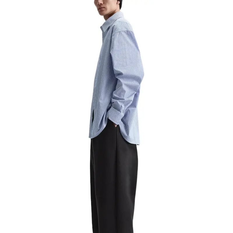 ZARA Shirts Men Blue/White-4