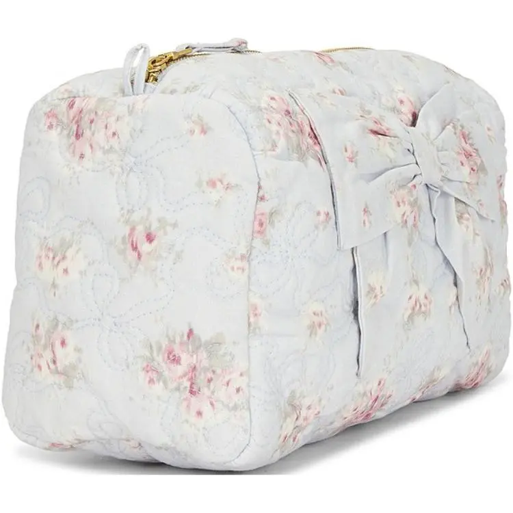 LOVESHACKFANCY Linen Storage Bag Unisex Skylight Blue-1