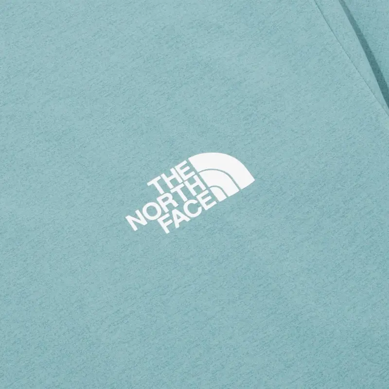THE NORTH FACE Release S/S R/Tee T Shirt Unisex Blue Gray-2