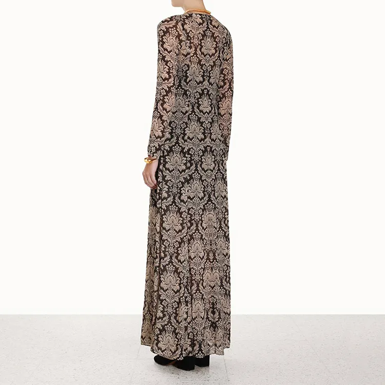 Zimmermann Long-Sleeved Dresses Women's Black-4