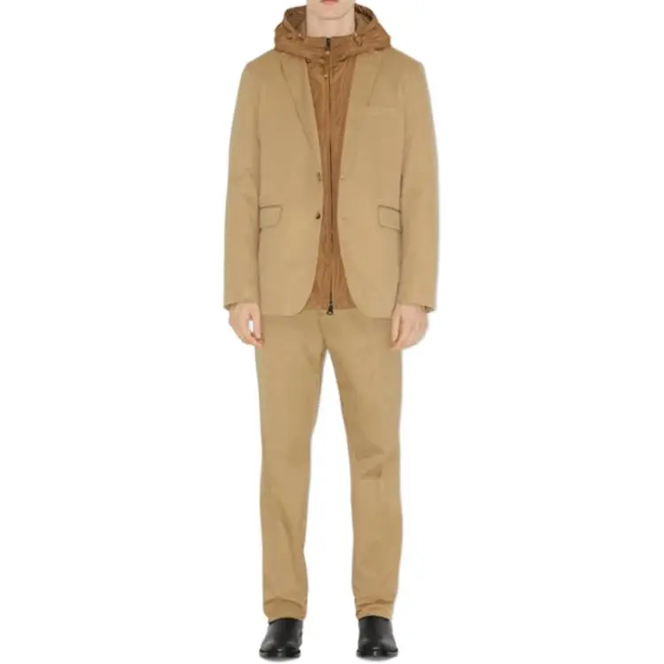 Burberry SS23 Business Suits Coats Men's Khaki-2