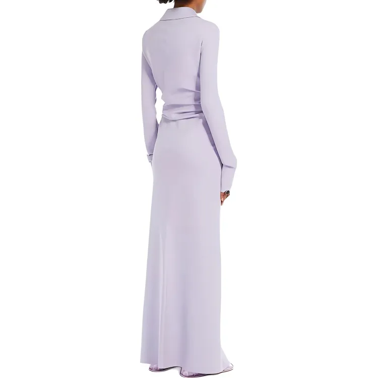 SportMa Long Sleeved Dress Women's Purple-3