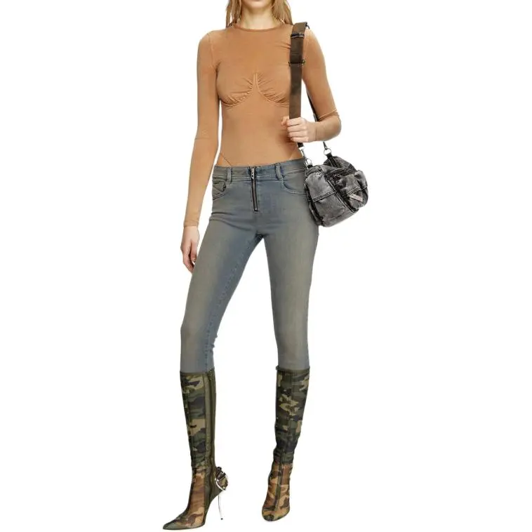 DIESEL Ruched Long Sleeved Top-2