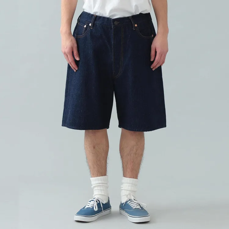 Beams Denim Shorts Men-14