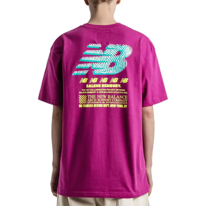 New Balance X Salehe Yurt Logo T shirt-4