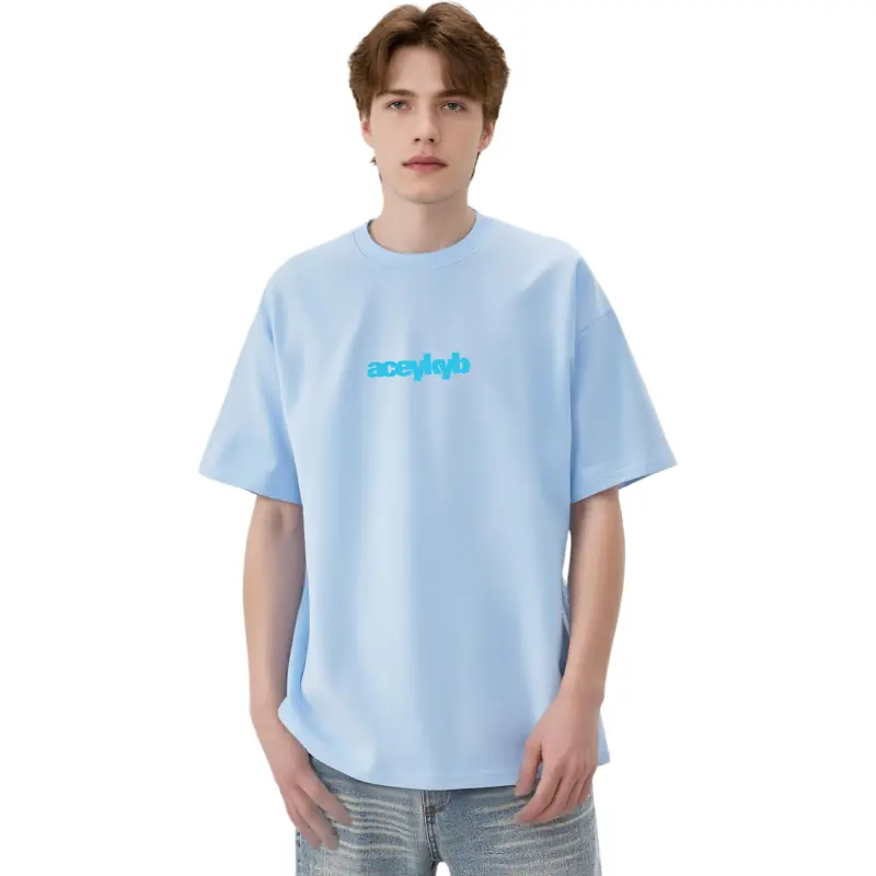 YK&YB T Shirts Unisex Sky Blue-4