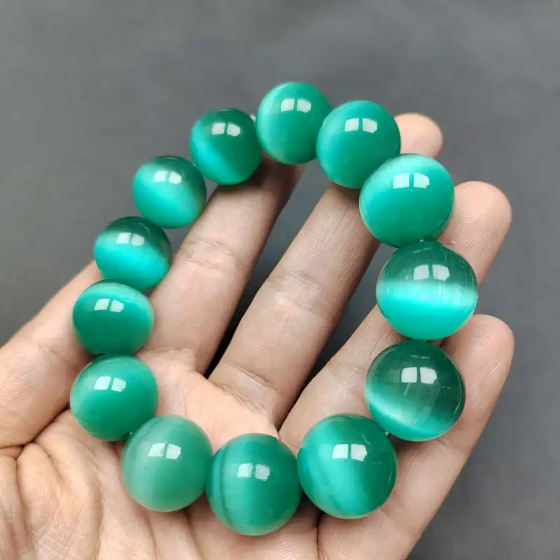 YOULING Glass Cat Eye Bracelets Unisex-6