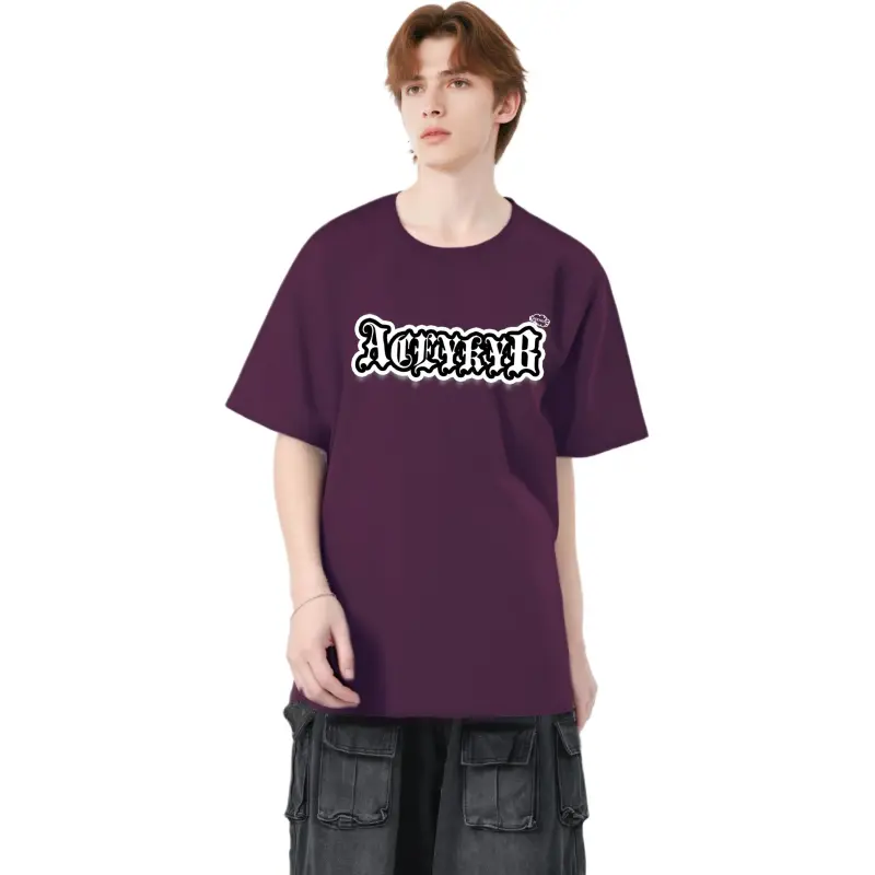 YK&YB T Shirts Unisex Grape Purple-4