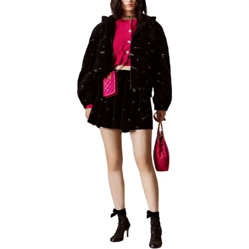 CHANEL Jackets Women's Black-2