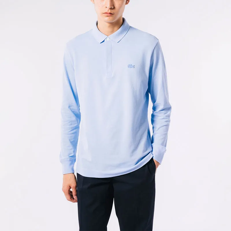 LACOSTE Polo Shirt Men's Light Blue-2