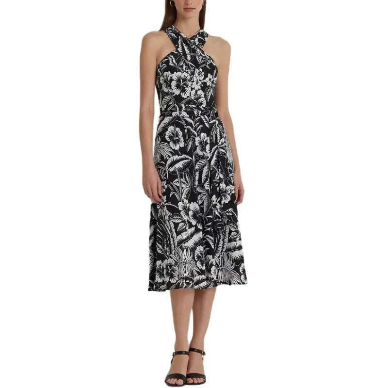 Polo Ralph Lauren Sleeveless Dress Women's Black-1