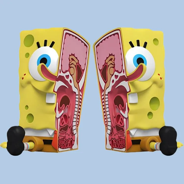 Mighty Jax SpongeBob Xposed Spongebob Squarepants Trendy Figures 15.24cm-2