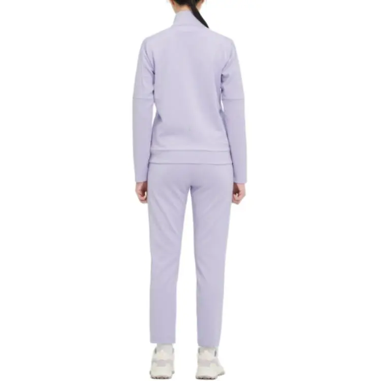 FILA Knitted Sports Pants Unisex Purple-4