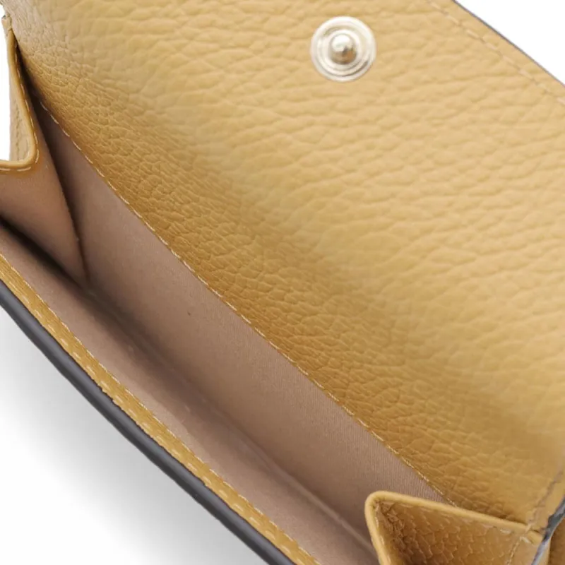 Chloe Alphabet Leather Wallet Women's Tranquil Brown-4